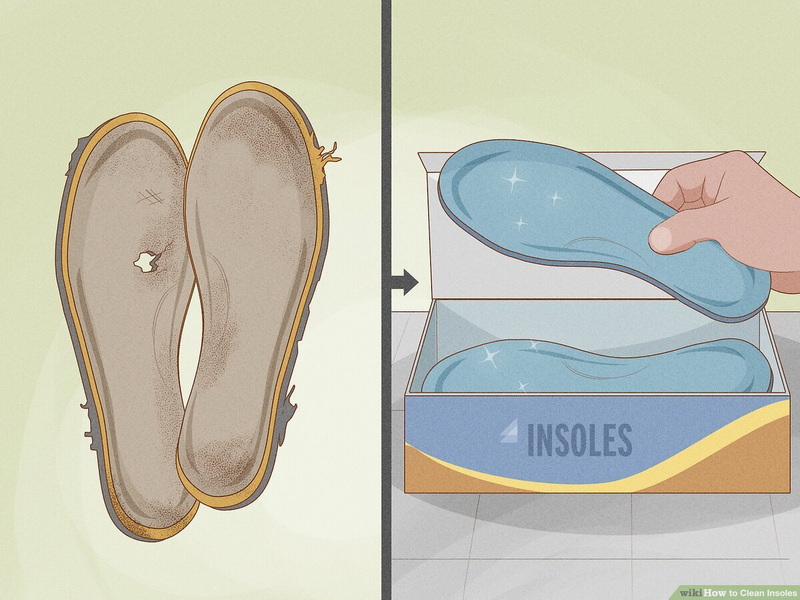 how to clean foam insoles