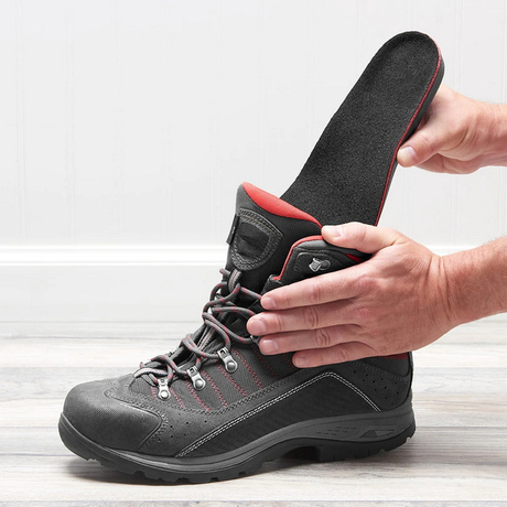 can you wear sharper image heated insoles to hike in.jpg